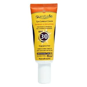کرم دور چشم حاوی ضد آفتاب SPF30 سان سیف حجم 20 میلی لیتر