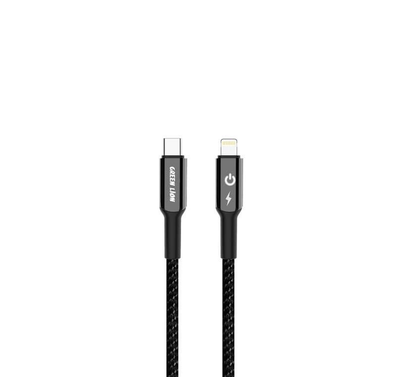 کابل تایپ سی به لایتنینگ گرین لاین مدل Green Lion 27W