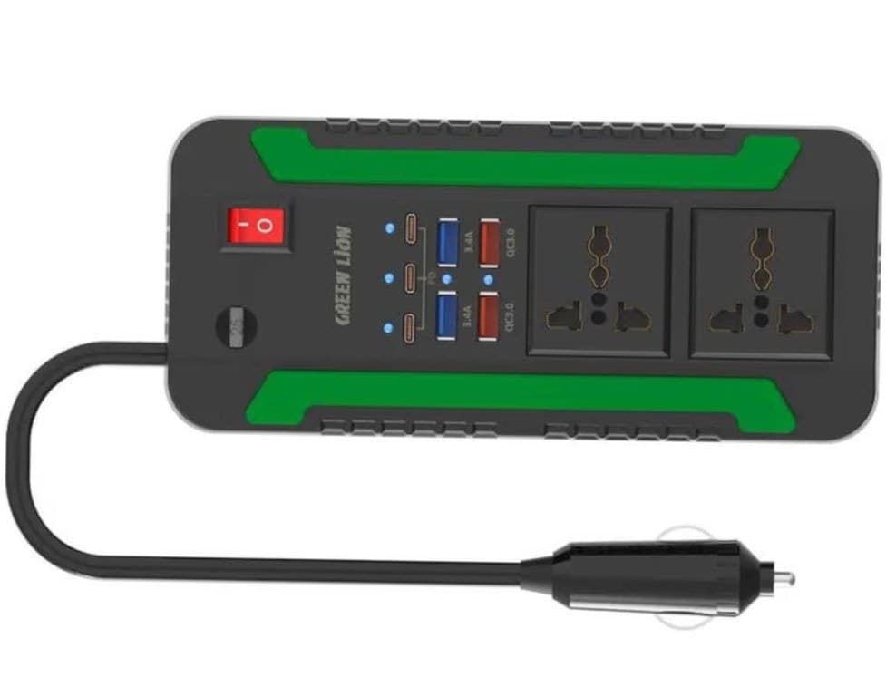 مبدل برق اینورتر گرین لاین مدل Green Lion Spark 300W — تصویر ۷