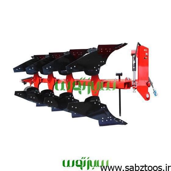 گاوآهن دو طرفه چرخدار ۴ خیش صادراتی