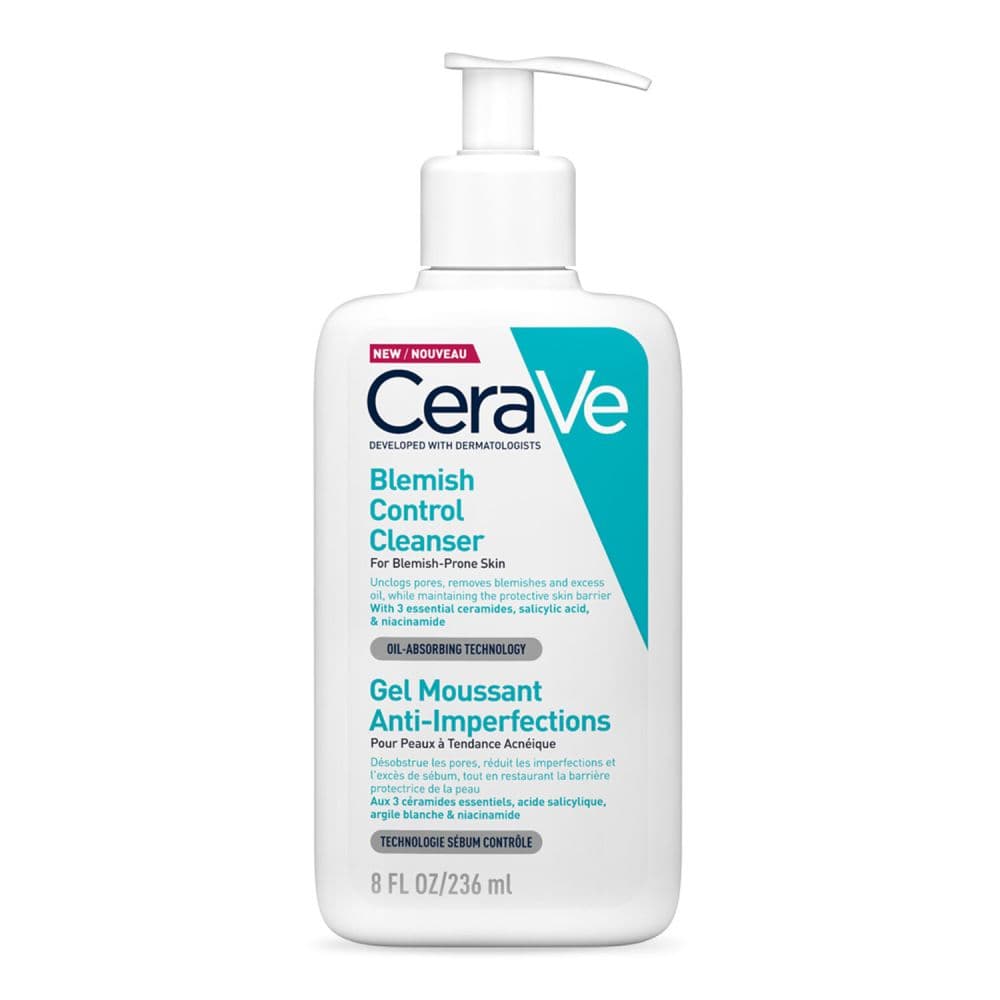 ژل شستشو سراوی Cerave پوست چرب مدل Blemish Control Cleanser حجم 236 میل — تصویر ۲