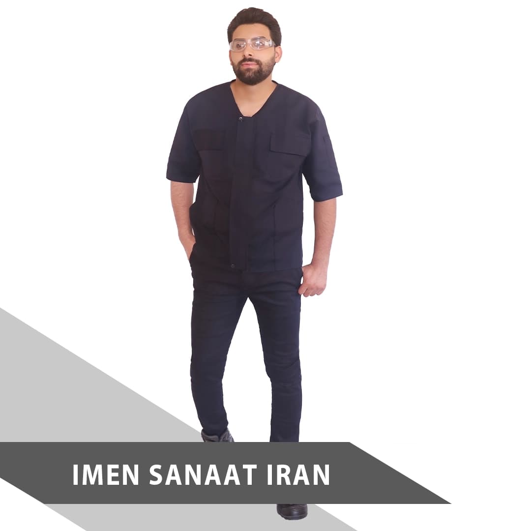 لباس کار نصف آستین ایمن صنعت کد 907