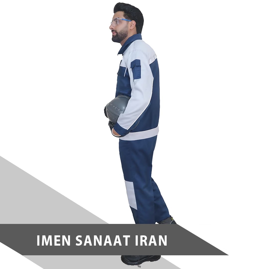 لباس کار آنکو رنگ سرمه ای ابی کد 943 — تصویر ۴