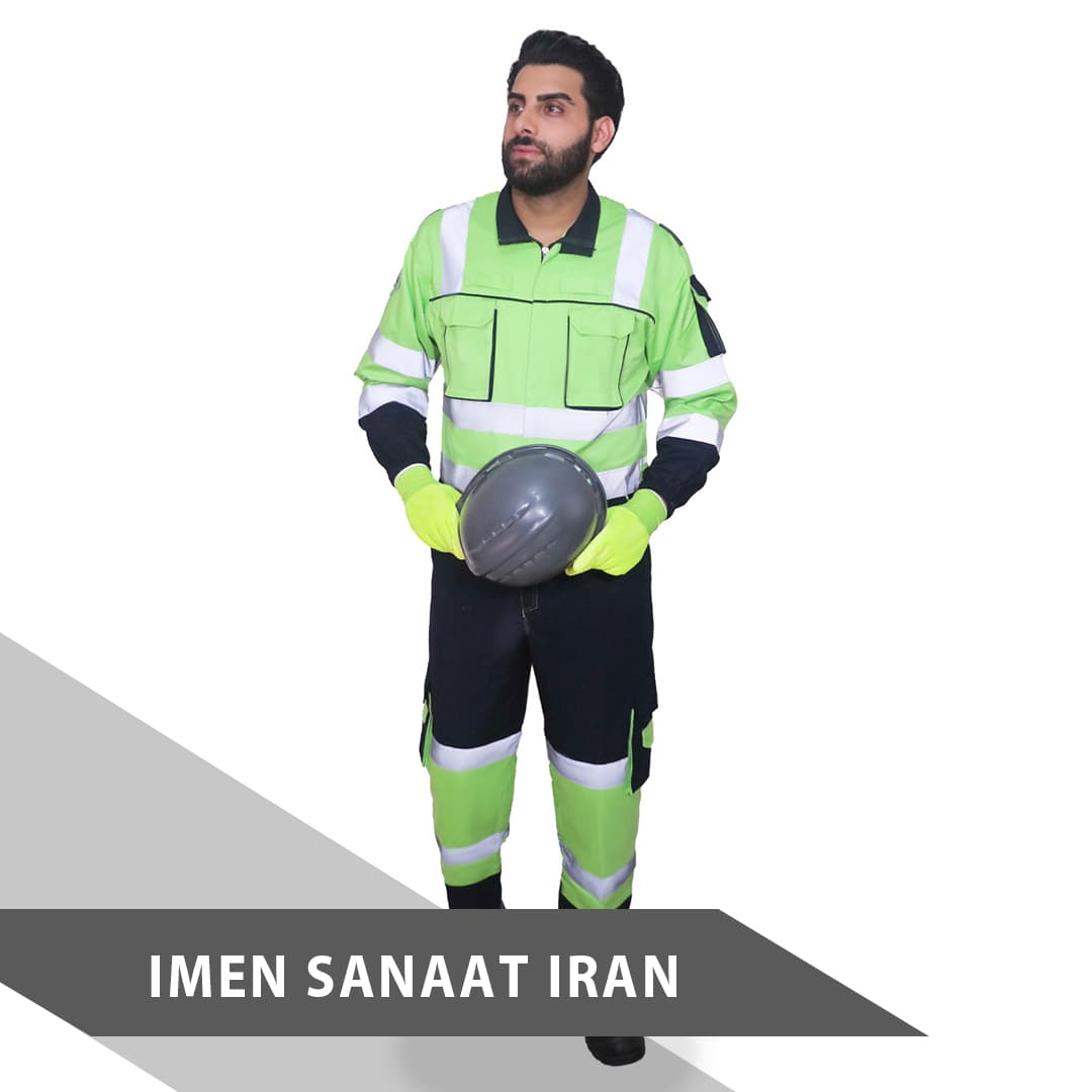 لباس کار بیلرسوت سفارشی سبز کد 1117 — تصویر ۵