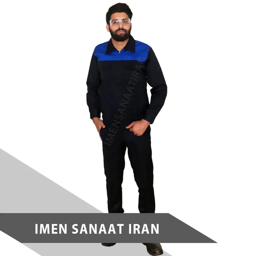 لباس کار سفارشی سرمه ای تیره آبی کد 1069