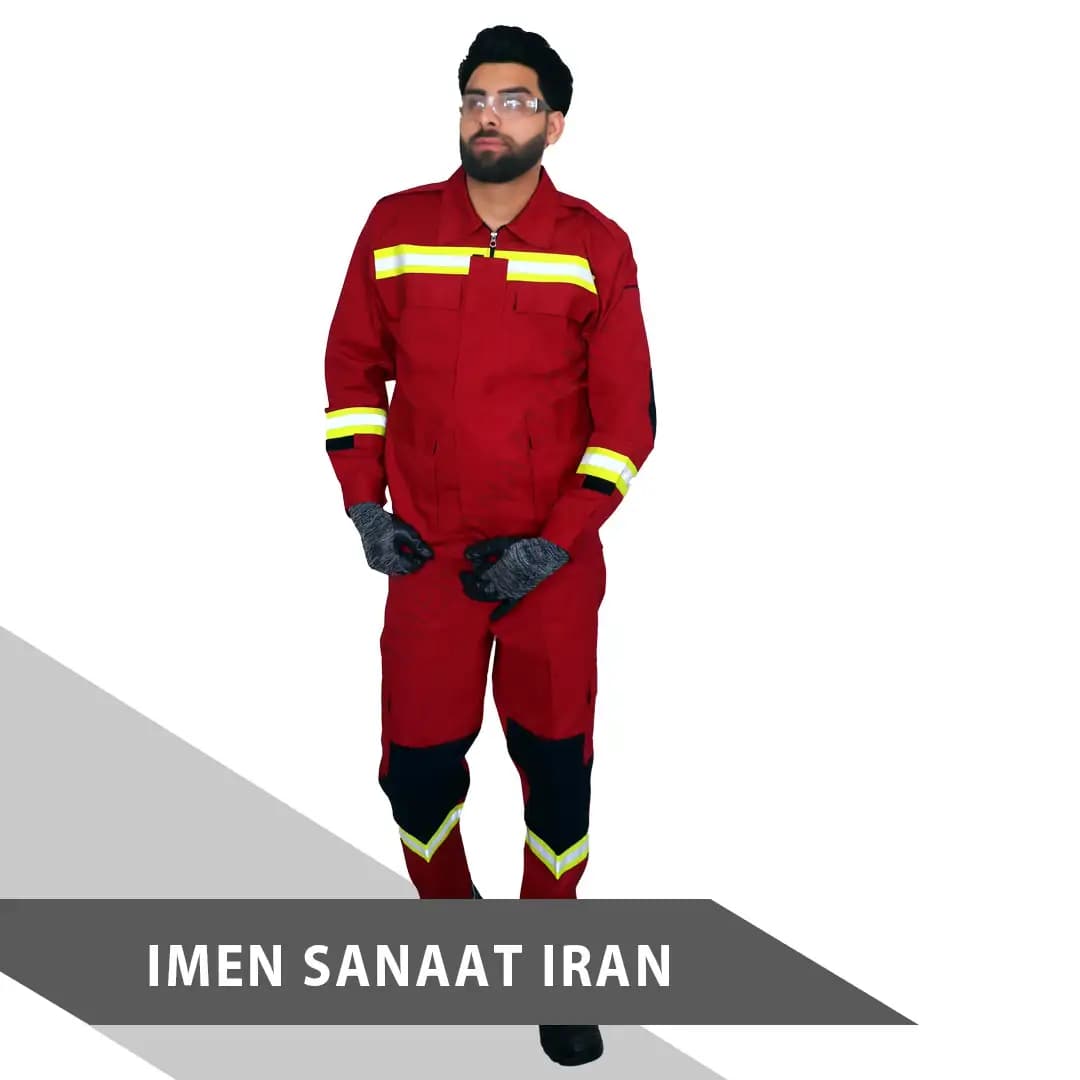 لباس کار آتش نشانی قرمز کد 1117