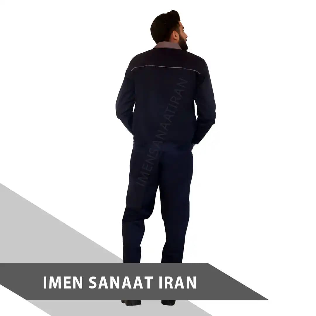 لباسکار کارگری مشکی کد 804 — تصویر ۳