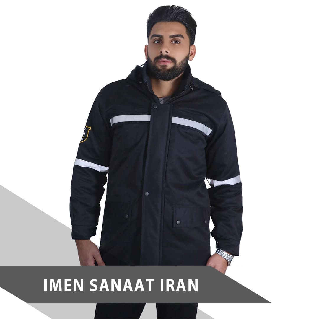 لباس کار کاپشن شبرنگدار مردانه کد 1090 — تصویر ۴
