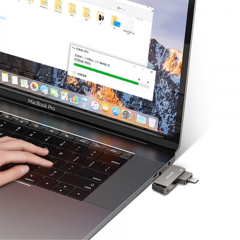 فلش مموری یوسمز مدل Typec-Usb3-High Speed-ZB199 ظرفیت 32 گیگابایت گیگابایت — تصویر ۱۱
