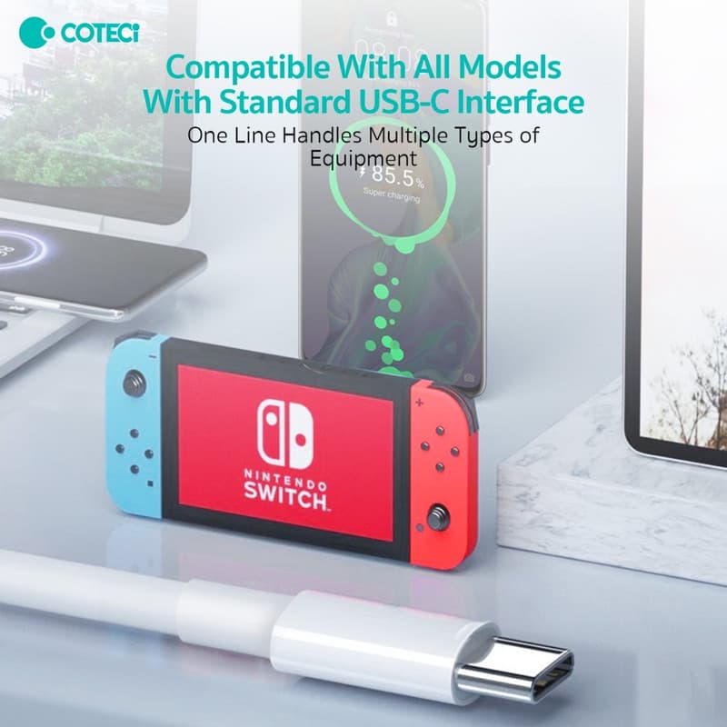 کابل تبدیل USB-C کوتتسی مدل 32117 طول 1.2متر — تصویر ۶