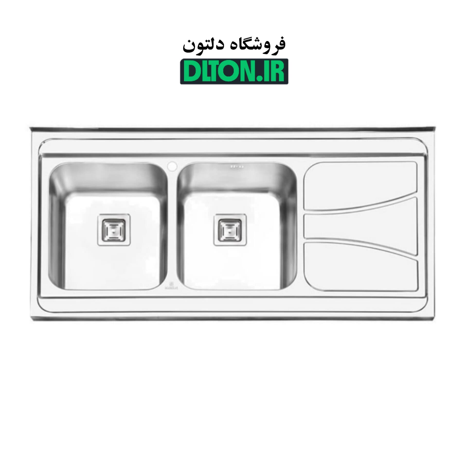 سینک روکار پرنیان استیل مدل PS 1112 — تصویر ۲