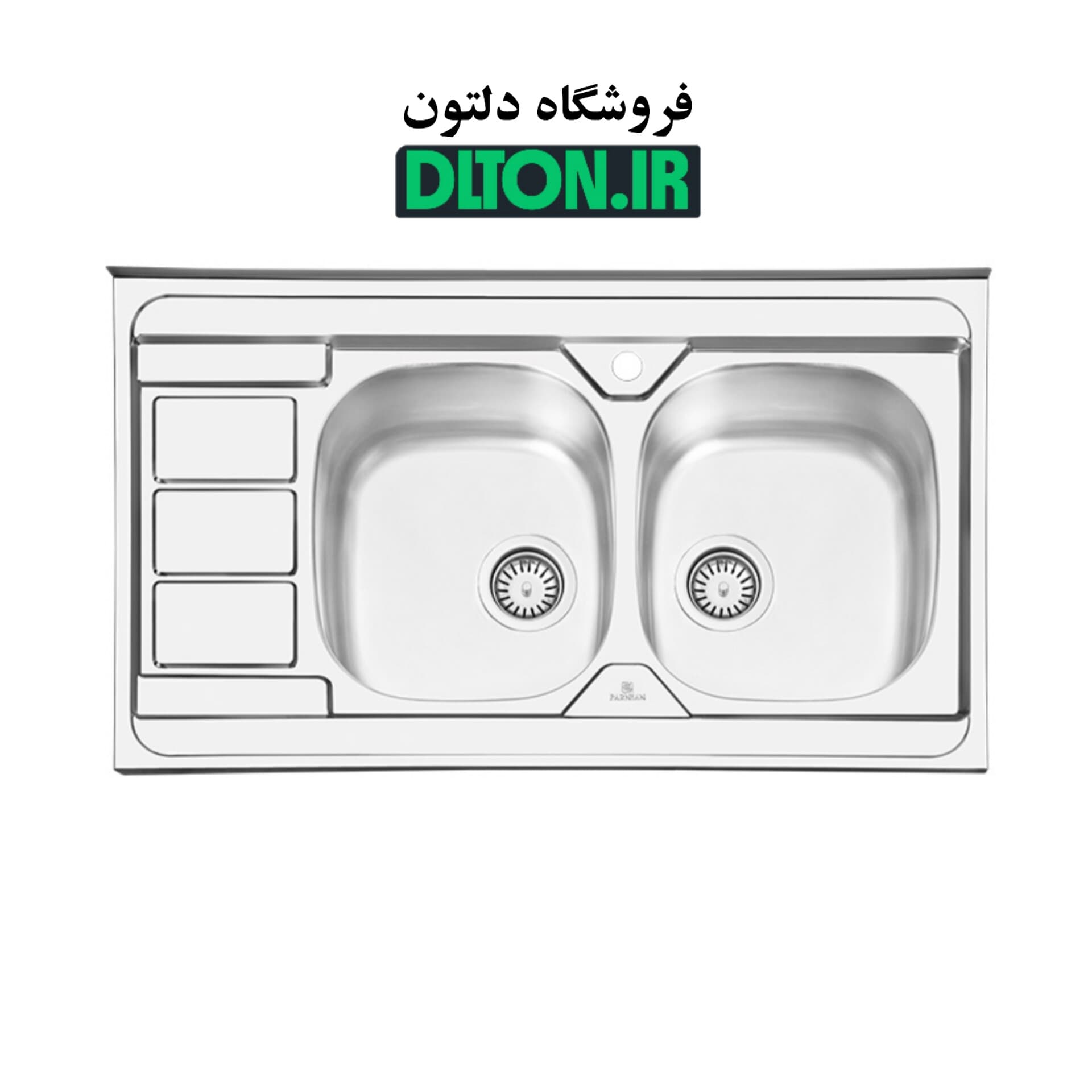 سینک پرنیان استیل PS 1117 روکار — تصویر ۲