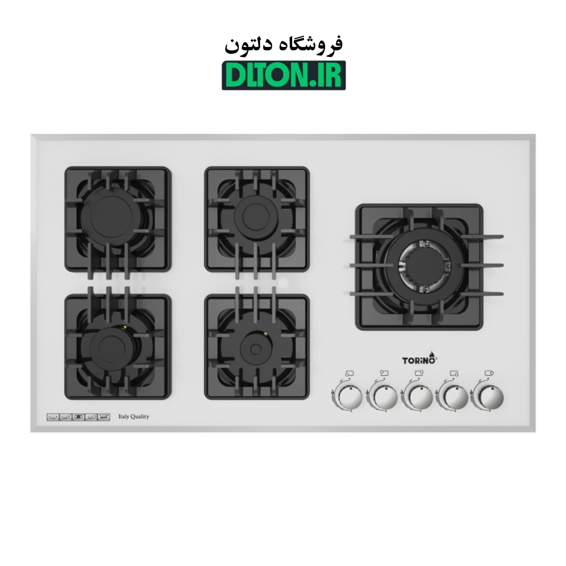 اجاق گاز شیشه‌ای تورینو پلاس +Torino مدل TG 502W