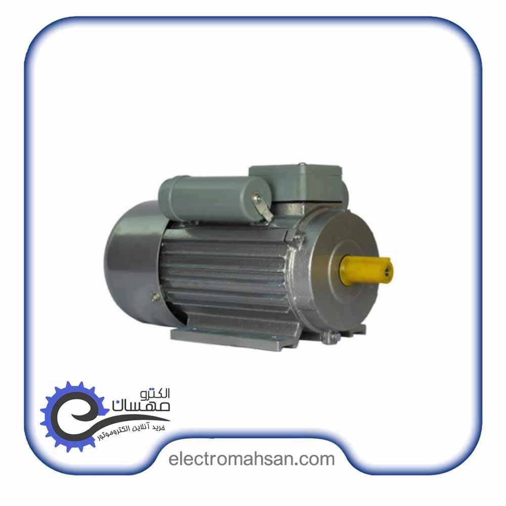 الکتروموتور چینی 2.2کیلووات (3 اسب) تک فاز کلاچ دار 3000 دور پوسته چدن