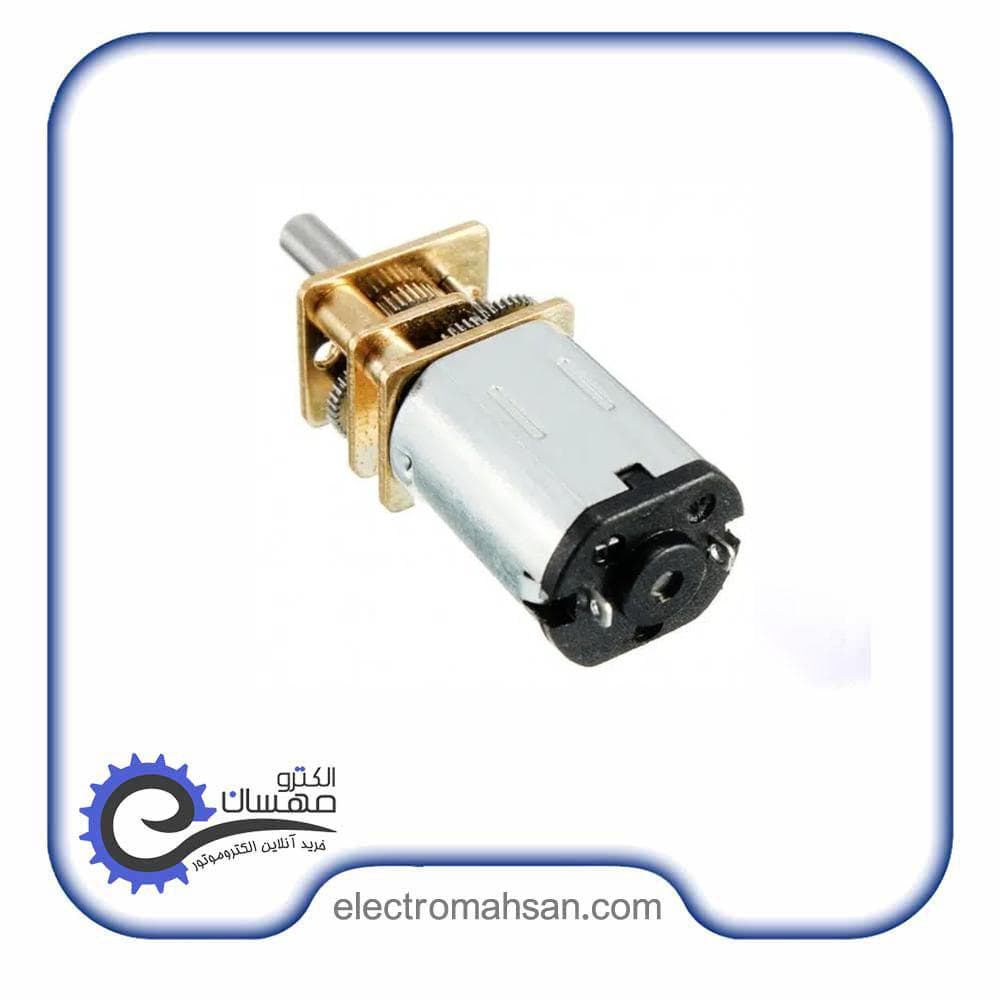 موتور دیسی گیربکس دار کوچک 600 دور 6 ولت مدل ZGA12 — تصویر ۲