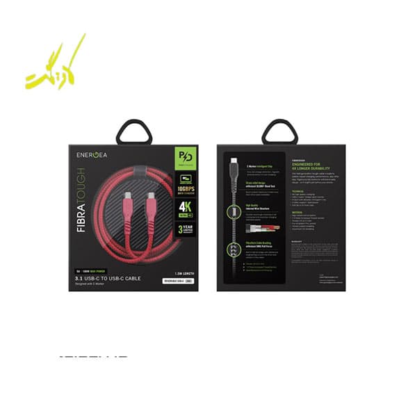 کابل USB-Cبه USB-C انرژیا Energea FibraTough با طول 1.5 متر — تصویر ۹