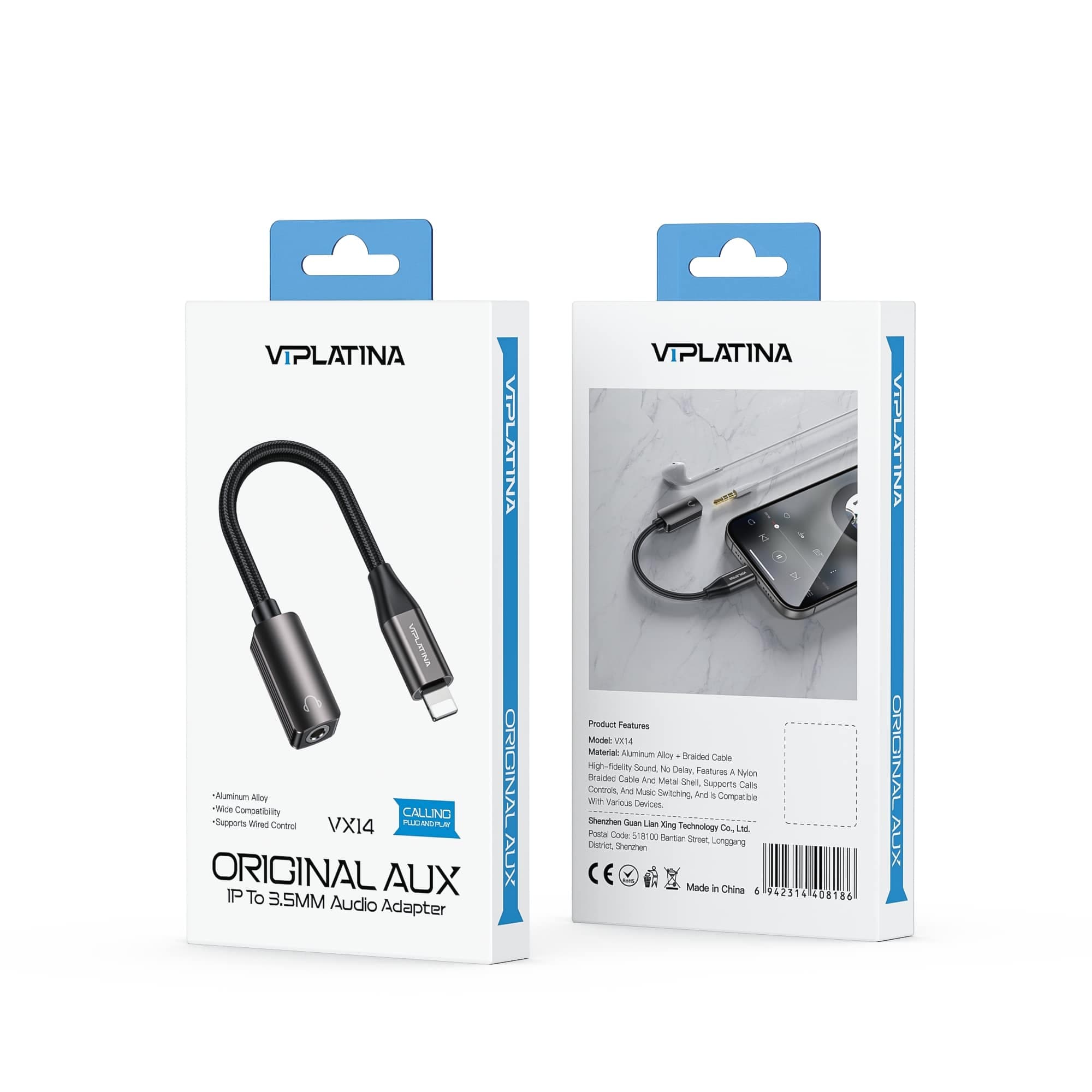 تبدیل Aux لایتنینگ وی آی پلاتینا VIPLATINA VX14 — تصویر ۵