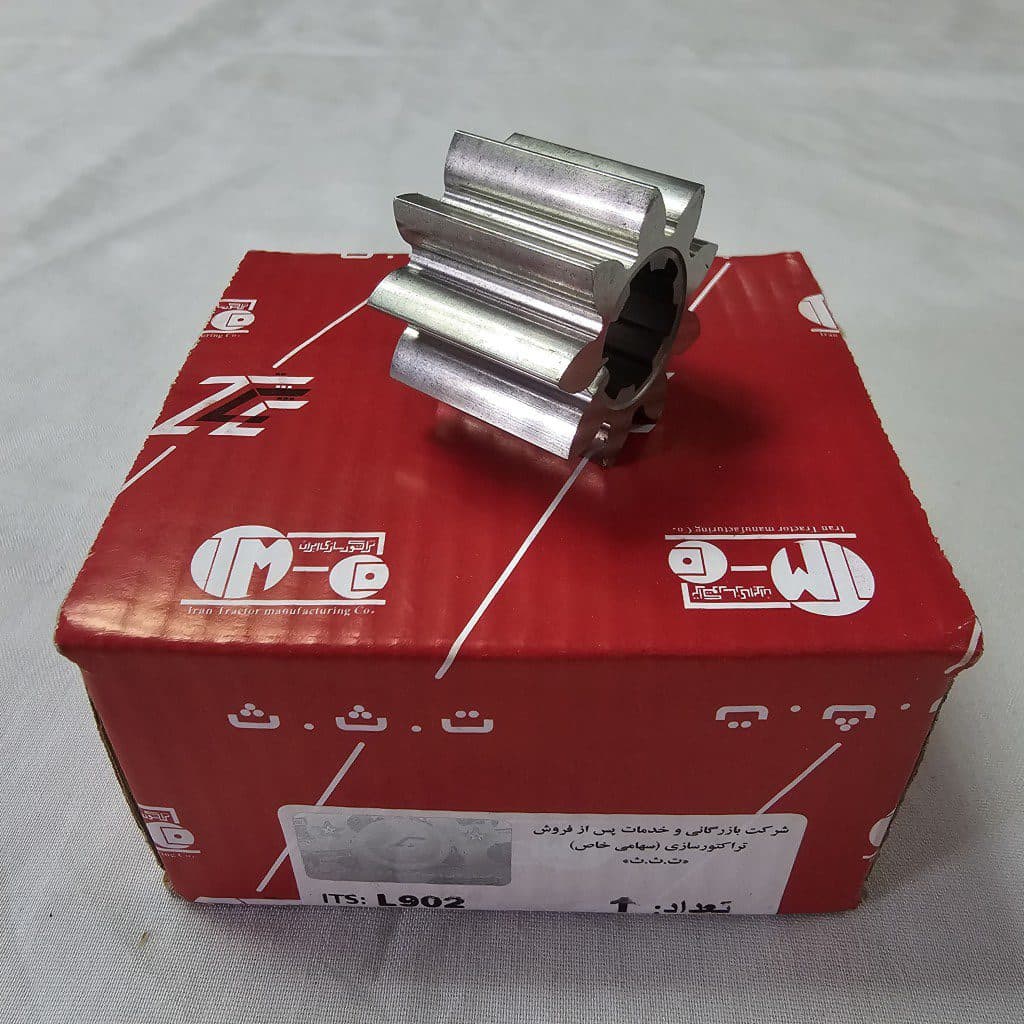 دنده پلانجر هزارخار پمپ روغن تراکتور ITM کد L902 کد(74) — تصویر ۵