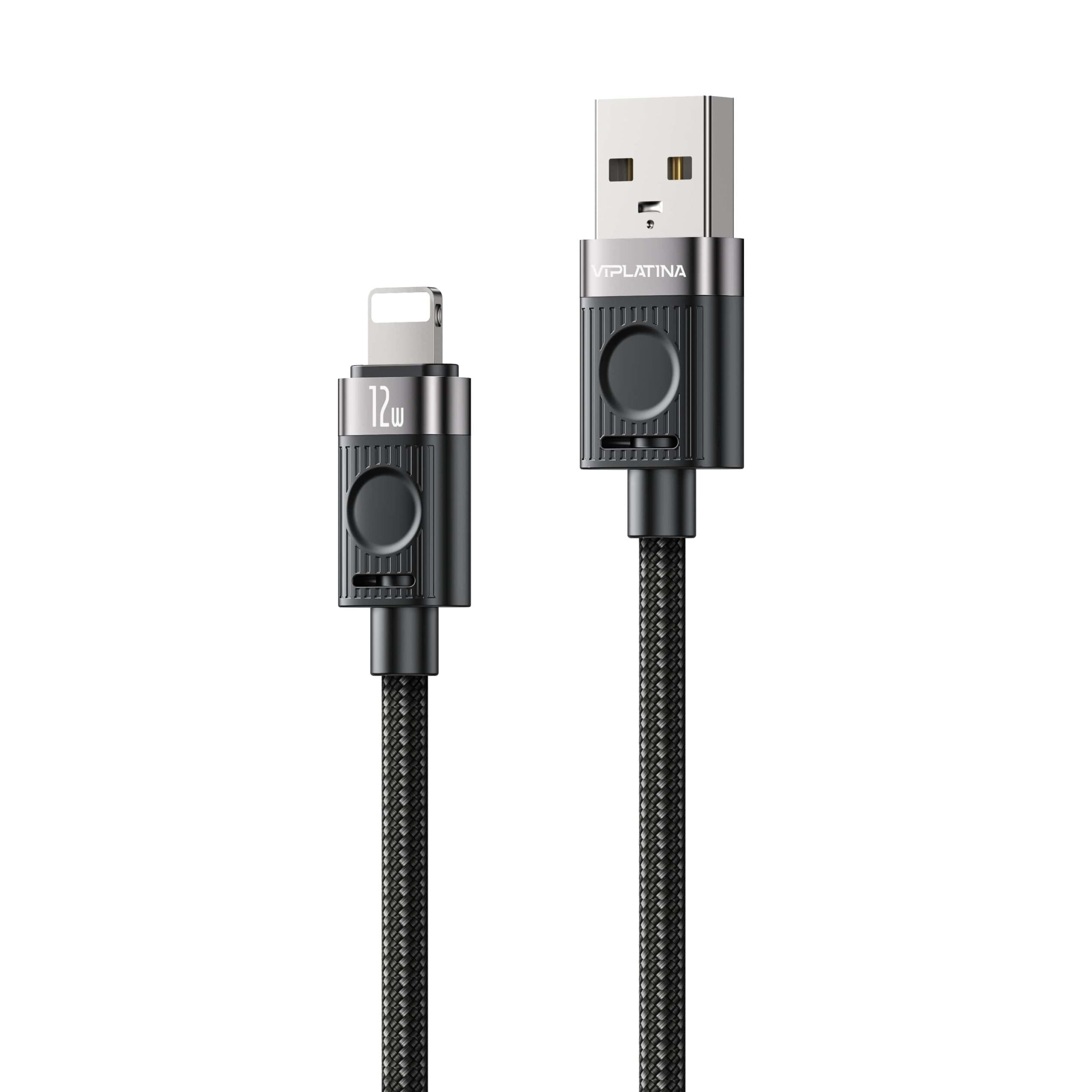 کابل لایتنینگ وی آی پلاتینا VIPLATINA BC90 طول 1.2متر 12w