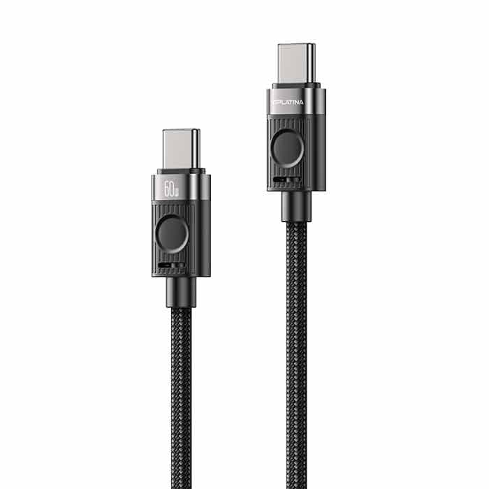 کابل تایپسی به تابپسی وی آی پلاتینا VIPLATINA BC88 طول 1.2متر 60w — تصویر ۲
