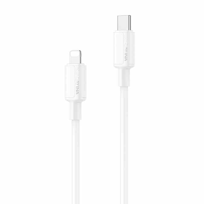کابل تایپسی به لایتنینگ وی آی پلاتینا VIPLATINA BC86 طول 1متر 27w — تصویر ۴