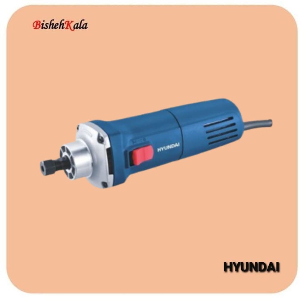 فرز انگشتی دیمر دار 710 وات گلو کوتاه HYUNDAI هیوندای مدل HP2710 کد(3)