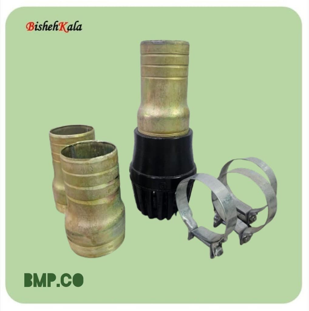 سوپاپ سه اینچ چدنی همراه با سرشیلنگی و بست گروه صنعتی بهرام BMP l کد(1) — تصویر ۴
