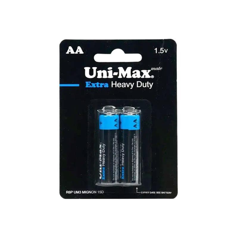 باتری قلمی یونی مکس Uni-Max سری Extra Heavy Duty مدل R6P UM3 Mignon 15D — تصویر ۳