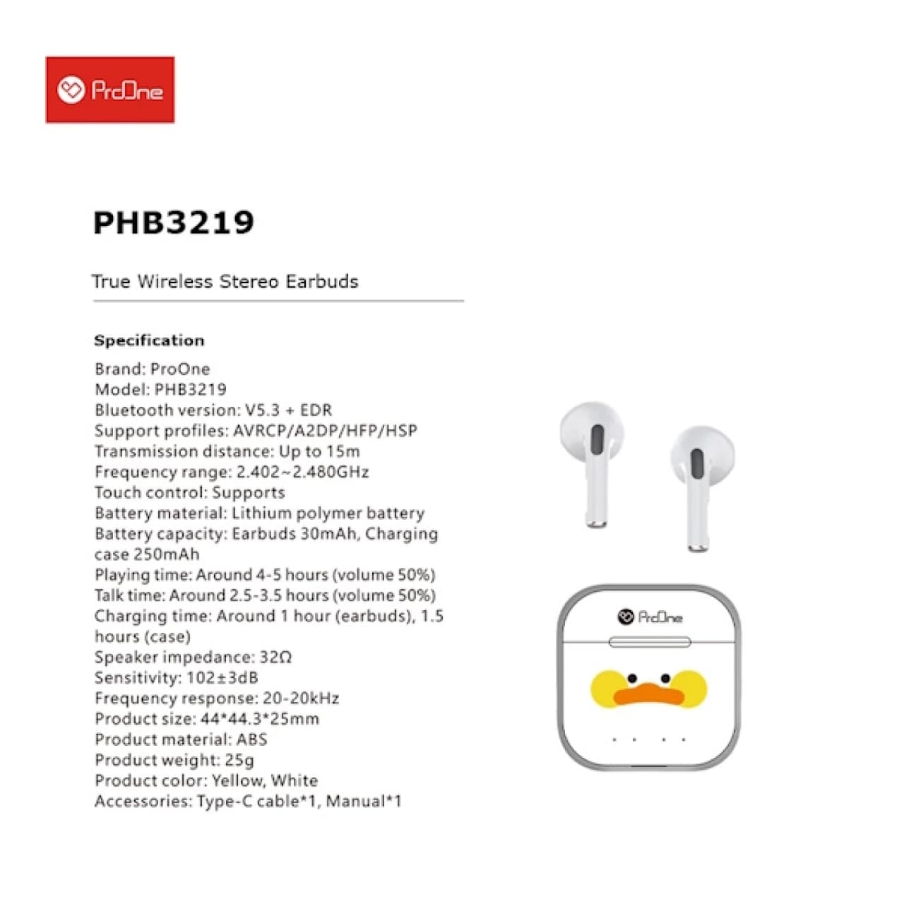 هندزفری بلوتوثی پرووان مدل PHB3219 — تصویر ۵