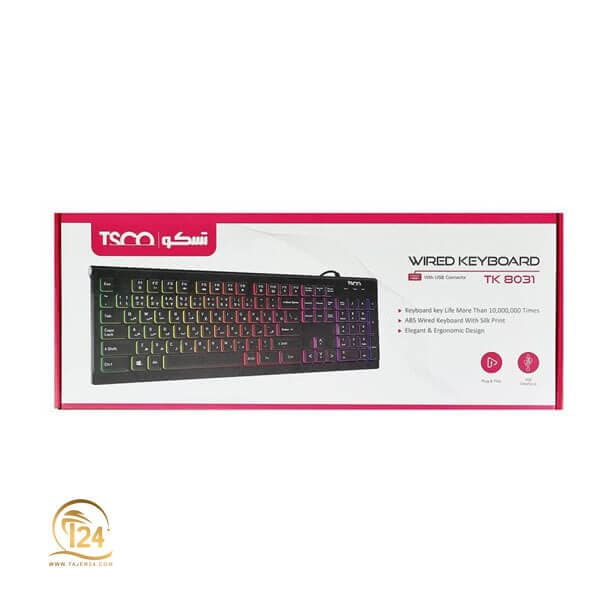 کیبورد تسکو مدل TSCO TK 8031 — تصویر ۵