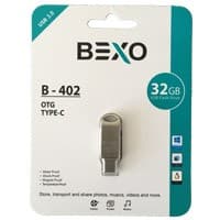 فلش ۳۲گیگ Bexo B-402 USB3 OTG Type-C Silver