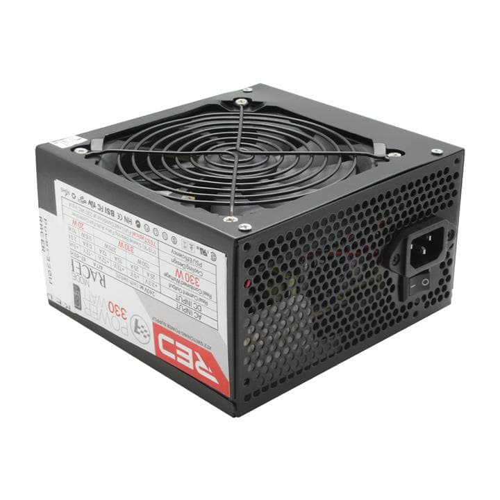 منبع تغذیه کامپیوتر رد مدل racer 330w