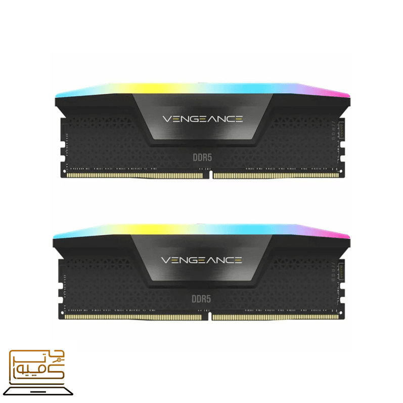 رم کامپیوتر کورسیر CORSAIR VENGEANCE RGB 32GB DUAL6000MHZ CL40