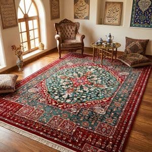فرش ماشینی 700 شانه مدل 4x3
