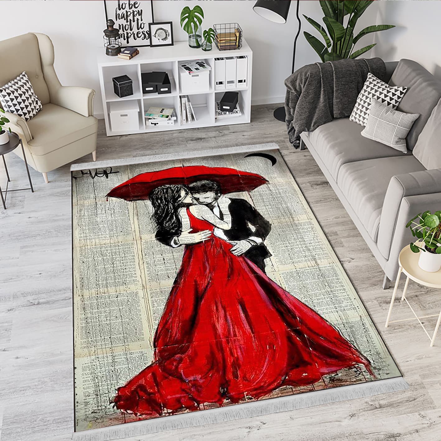 فرشینه اتاق خواب طرح عاشقانه WA-3848