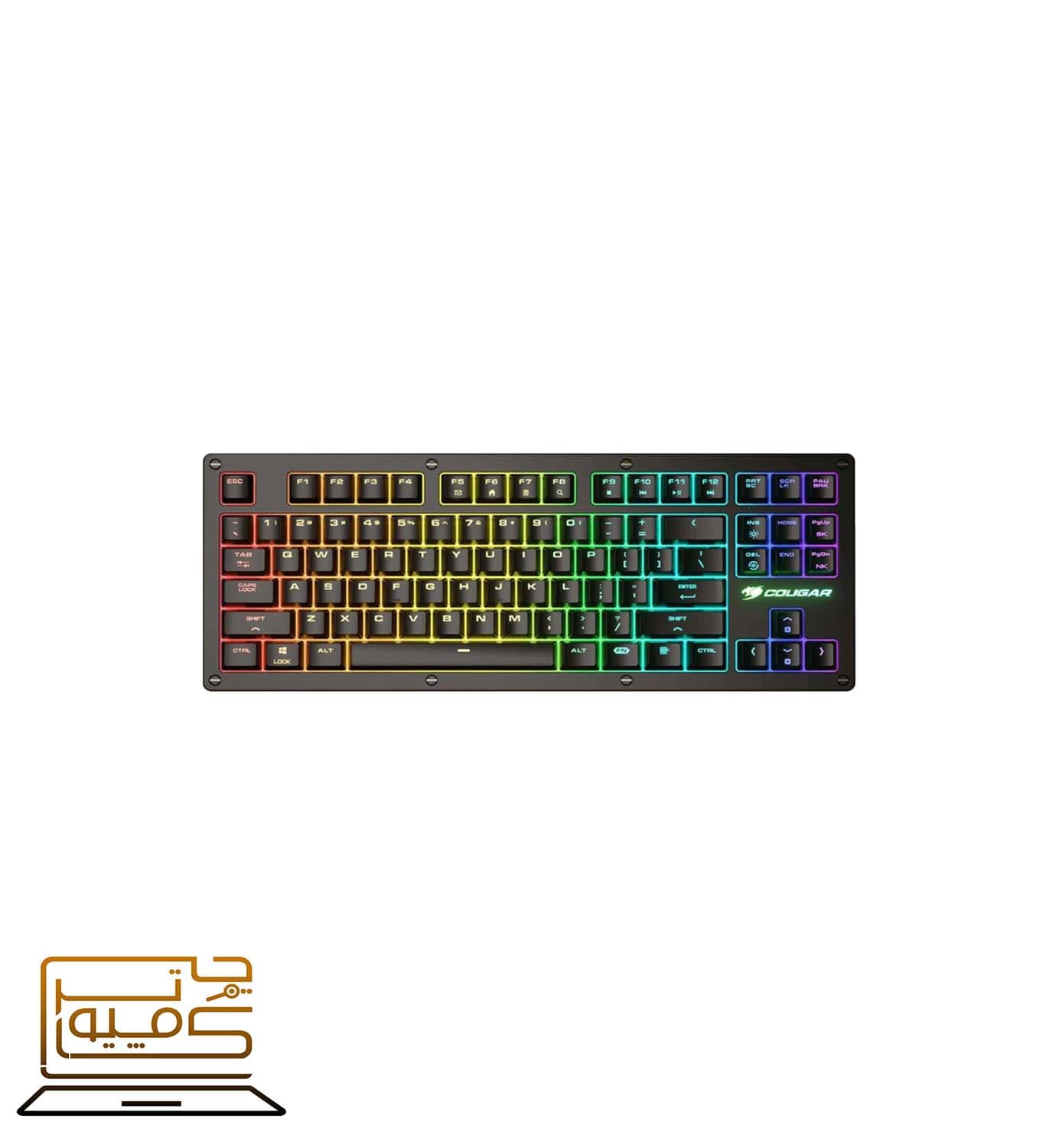 کیبورد گیمینگ مکانیکال کوگر مدل PURI TKL RGB ا Cougar PURI TKL RGB (RED SWITCHES)