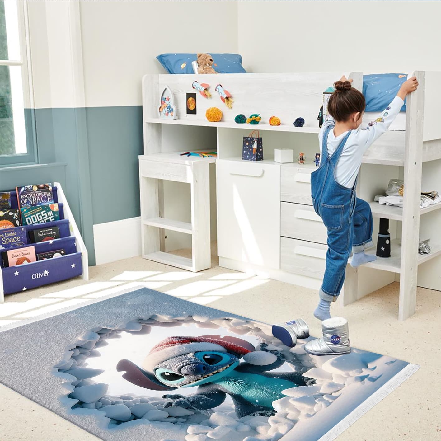فرش فانتزی طرح استیچ WA-3618