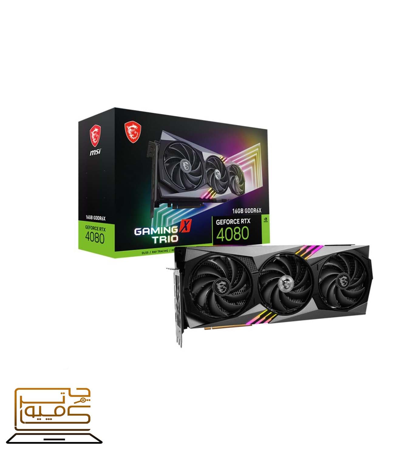 کارت گرافیک ام اس آی MSI RTX 4080 GAMING X TRIO 16GB OC D6