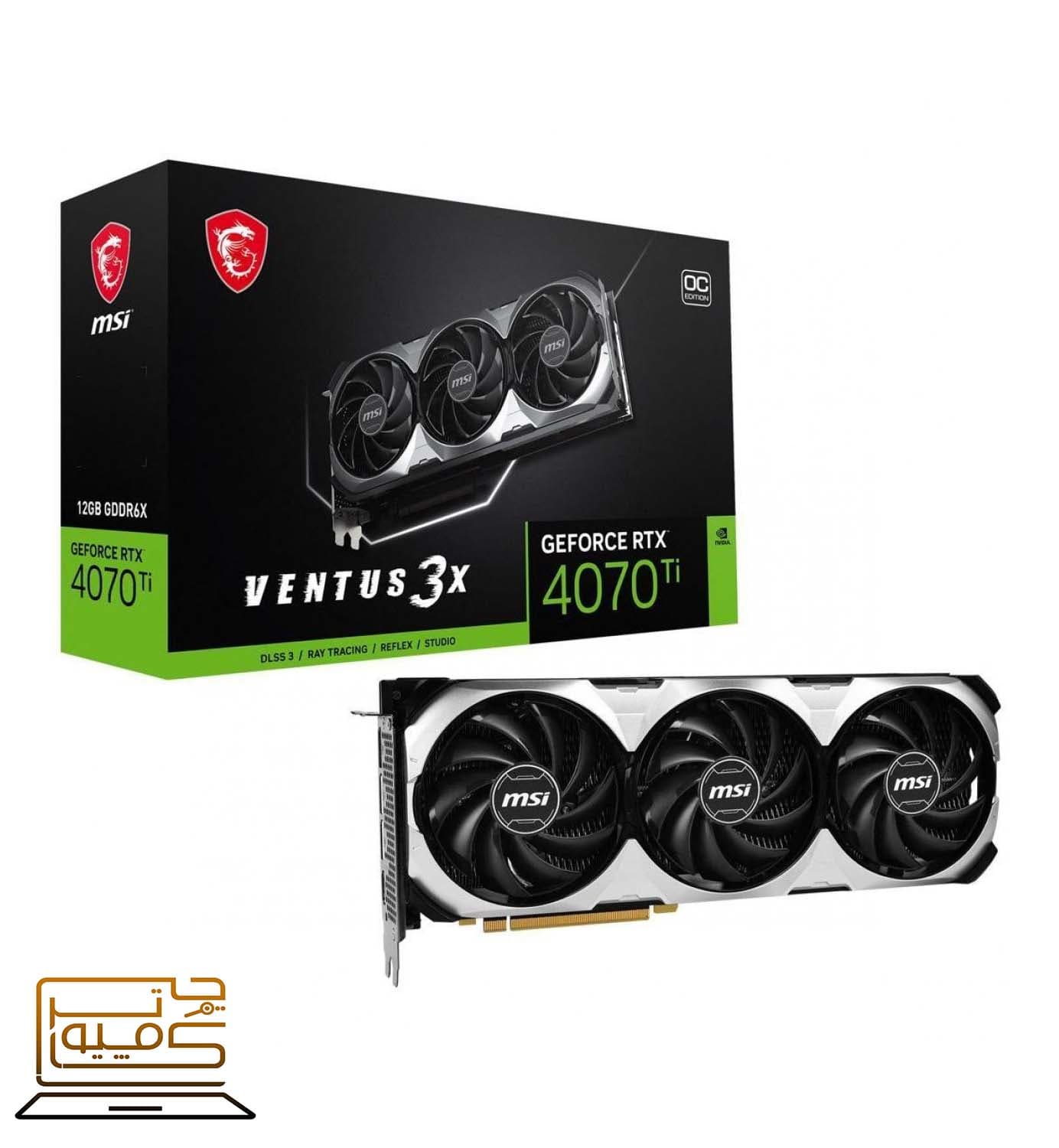 کارت گرافیک ام اس آی MSI RTX 4070TI VENTUS 3X 12GB OC D6