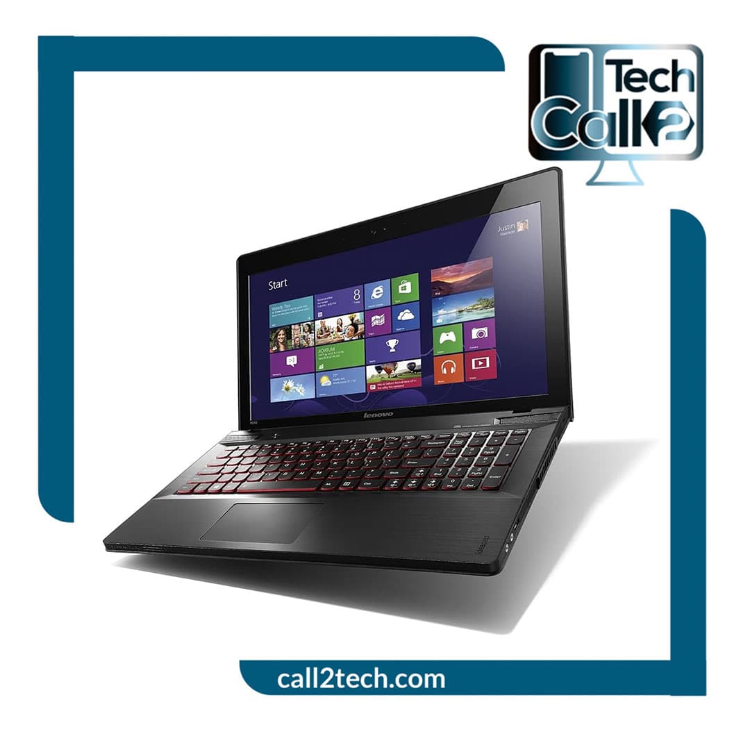لبتاپ لنوو 15.6 اینچی مدل Lenovo IdeaPad Y510 | Core i7‑4800MQ | 8GB RAM | 256GB SSD | 2GB Nvidia کارکرده — تصویر ۴