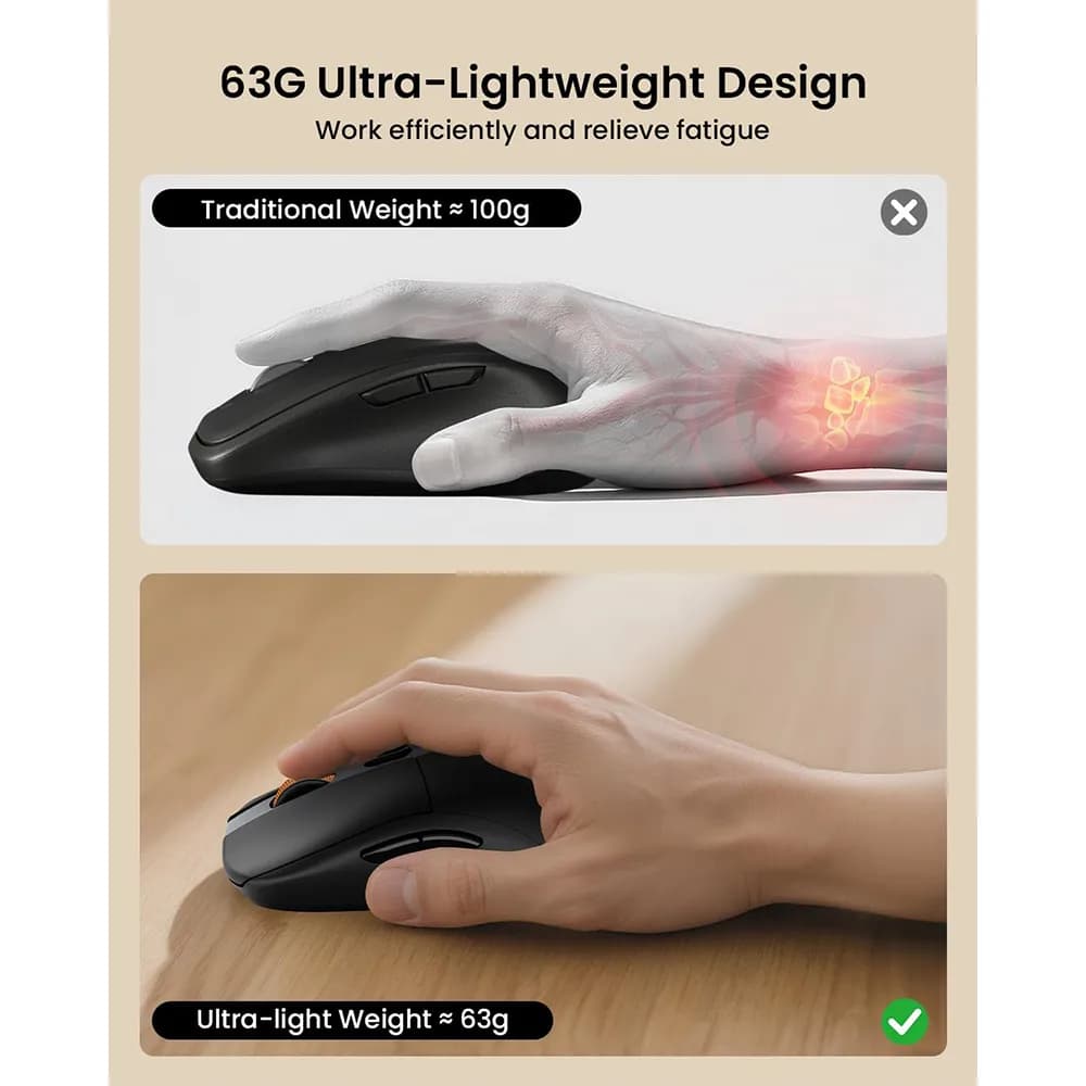 کیبورد و ماوس بی‌سیم مکانیکال برند ProtoArc مدل KM310 — تصویر ۹