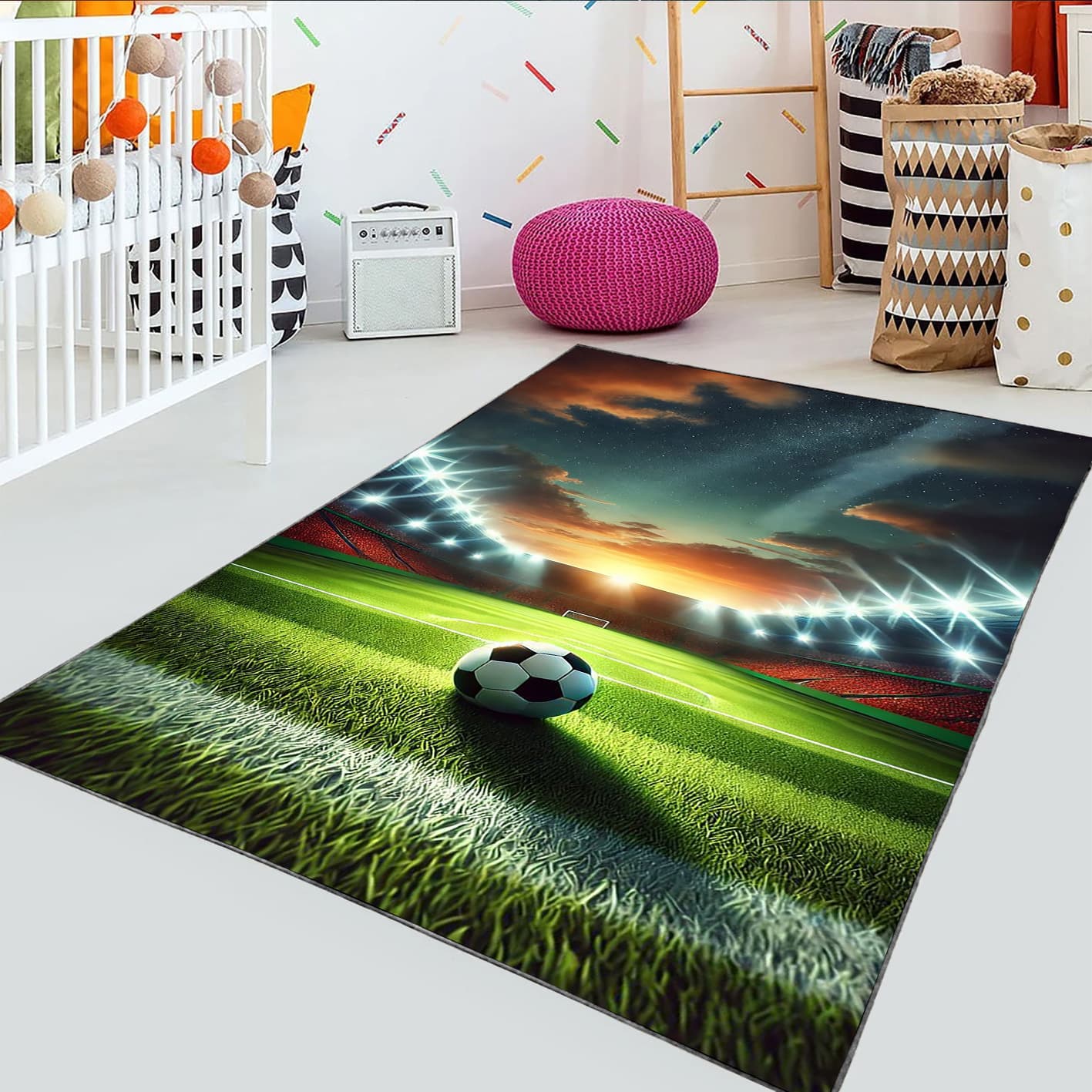 فرشینه طرح فوتبالی و زمین فوتبال WA-3959