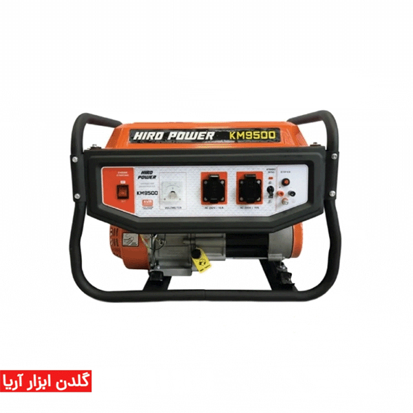 موتور برق بنزینی تک فاز 3.8 کیلووات هیرو پاور KM9500