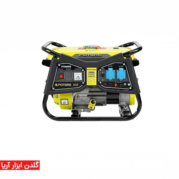 موتور برق بنزینی پوتر مدل PT5000V ظرفیت 2.۵ کیلووات