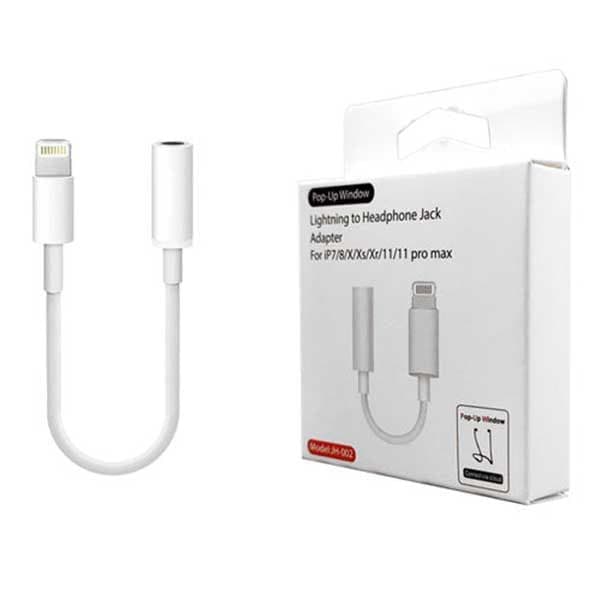 تبدیل لایتنینگ به جک 3.5mm مدل JH-002 — تصویر ۷