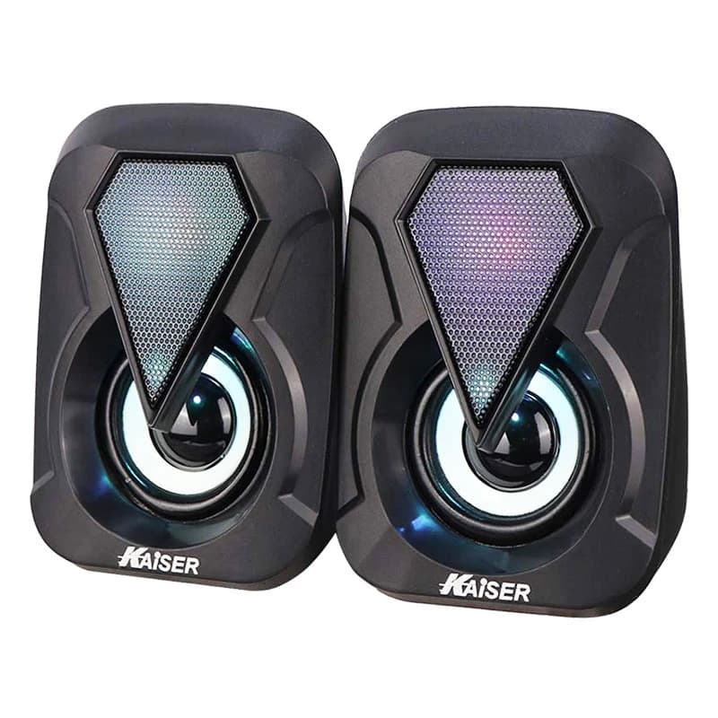 اسپیکر 2 تیکه USB برند KAISER مدل U330 — تصویر ۲