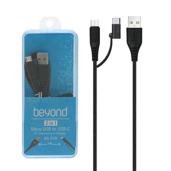 کابل دوسر فست شارژ بیاند مدل BA-319 — تصویر ۲