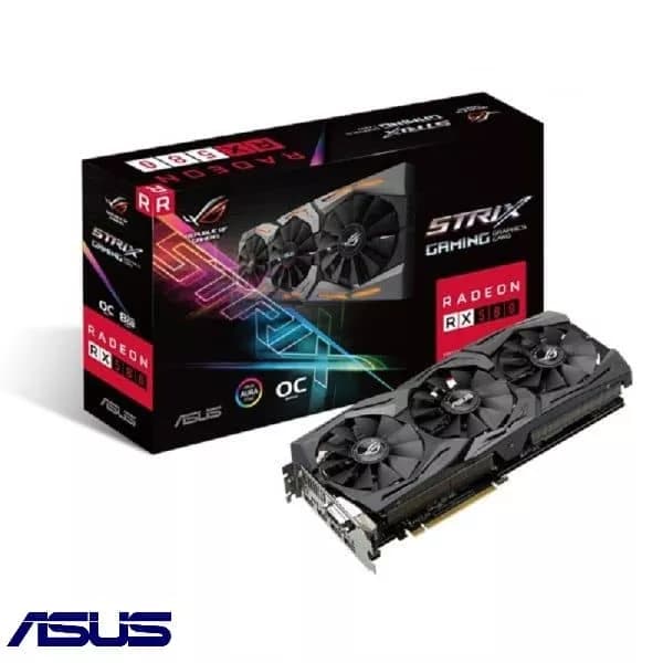 کارت گرافیک ایسوس سه فن مدل ROG STRIX RX580 O8G GAMING — تصویر ۵