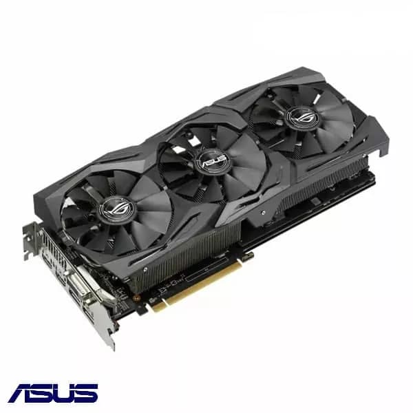 کارت گرافیک ایسوس سه فن مدل ROG STRIX RX580 O8G GAMING — تصویر ۶
