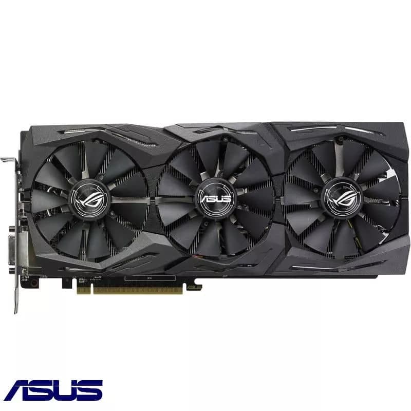 کارت گرافیک ایسوس سه فن مدل ROG STRIX RX580 O8G GAMING — تصویر ۴